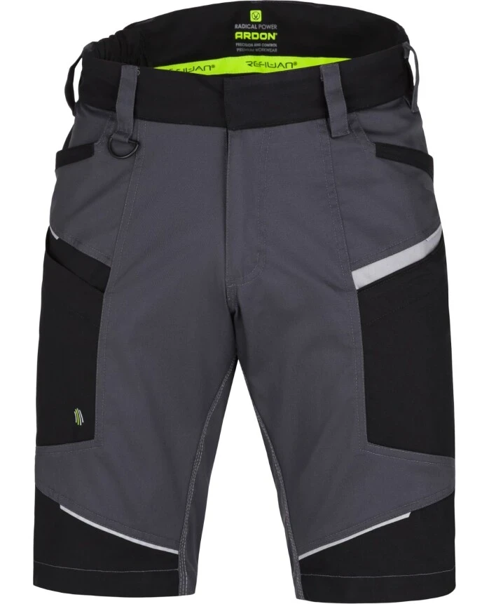 Pantaloni scurți REFIWAN COMFORT FIT, gri închis — vedere 2