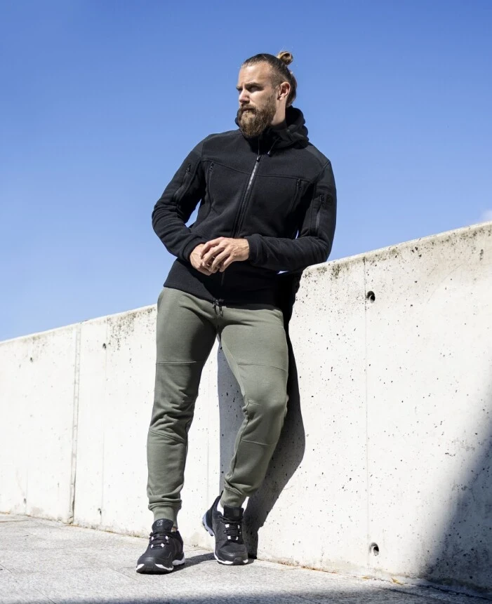 Pantaloni sport RIVARY kaki — vedere 2