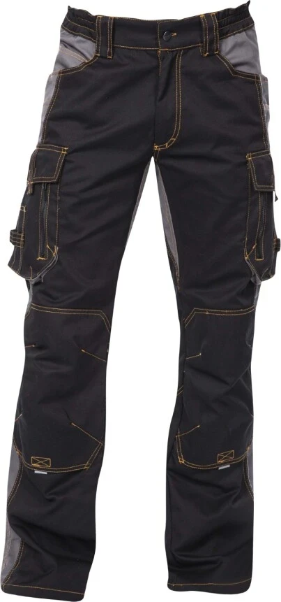 Pantaloni de lucru VISION, negri — vedere 2