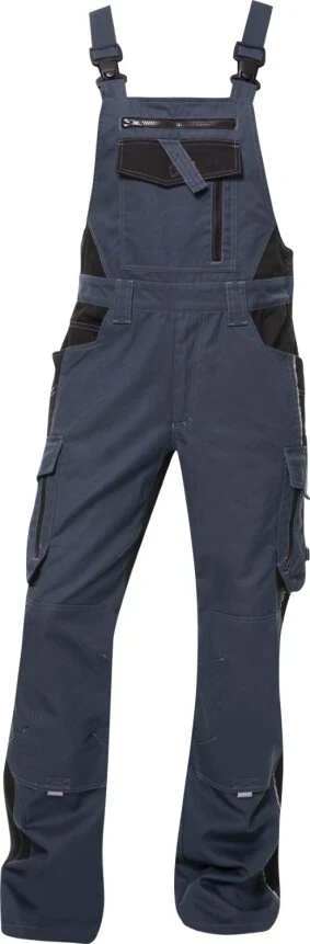 Pantaloni cu pieptar VISION, bleumarin — vedere 2