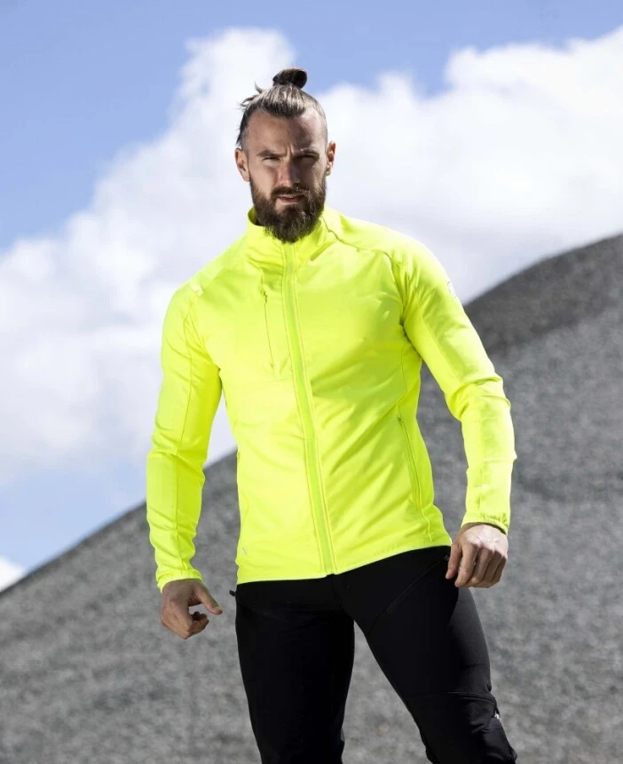 Bluză funcțională Breeffidry galben hi-vis — vedere 2