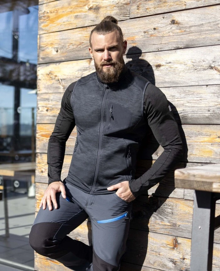 Vestă BREEFFIDRY gri închis · H9765-2XL