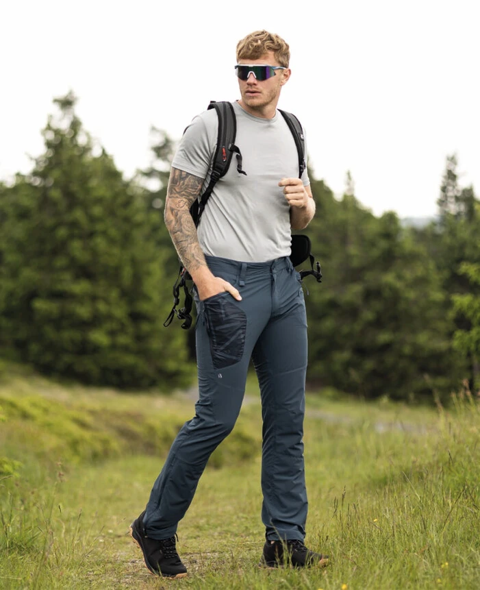 Pantaloni trekking ULTRITE AIR, bleumarin