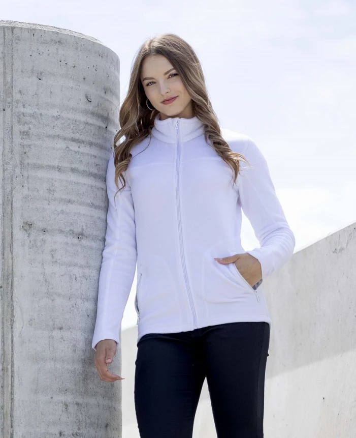 Bluză fleece JOFLEX albă · H2215-XS