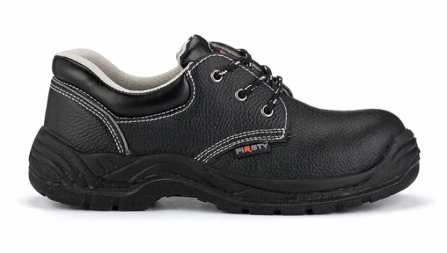 Pantofi de lucru FIRLOW O1, negri cu accente portocalii