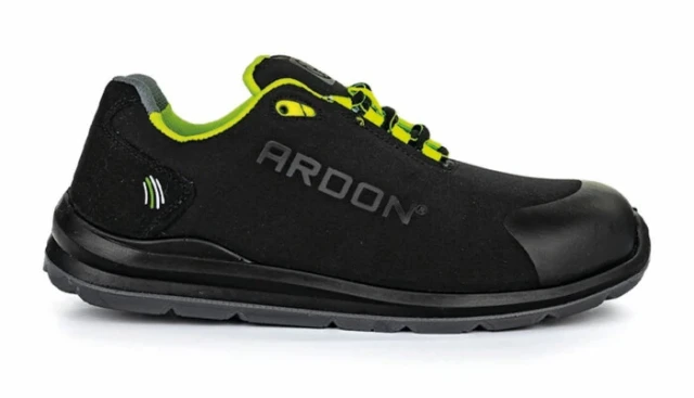 Pantofi de protecție SOFTEX S1P, negru-galben