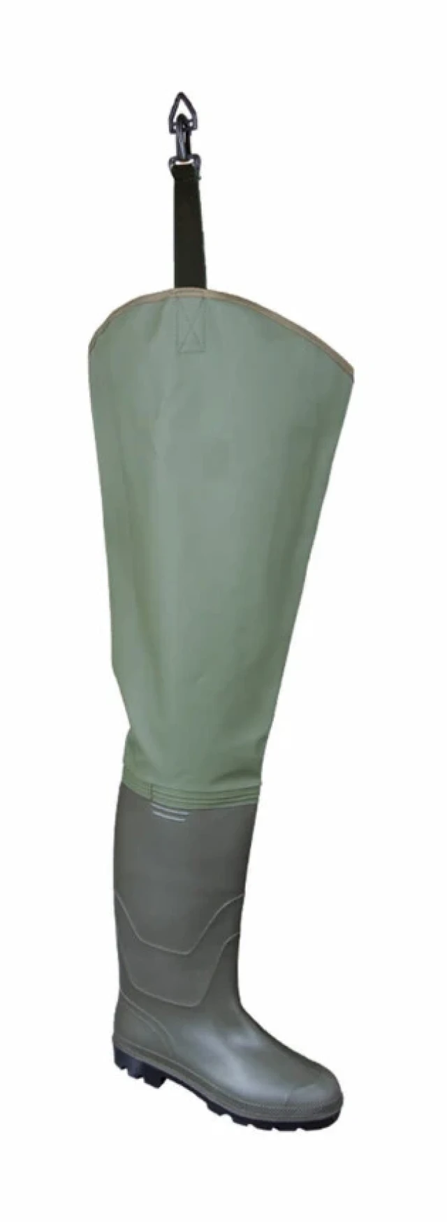 Cizme înalte THIGH WADERS OB din PVC, verzi