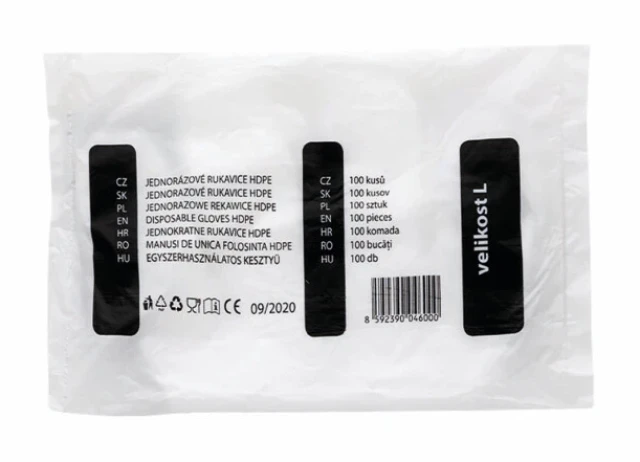 Mănuși de unică folosință HDPE - A5006 · A5006-09