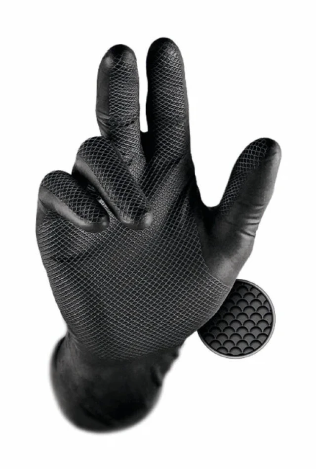 Mănuși GRIPPAZ 246, negre · A5030-08