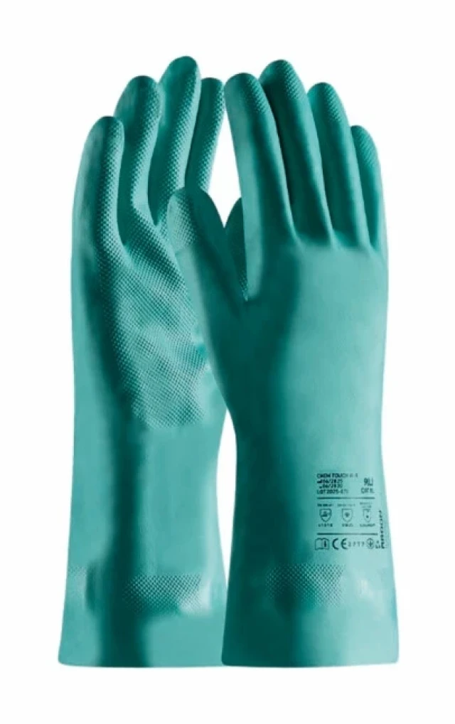 Mănuși de protecție chimică CHEM TOUCH N-II., verzi