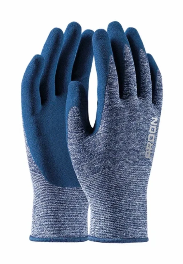 Mănuși NATURE TOUCH albastre melanj cu spumă de latex — vedere 2