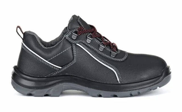 Pantofi de protecție ARLOW S1 din piele de bivol, negri