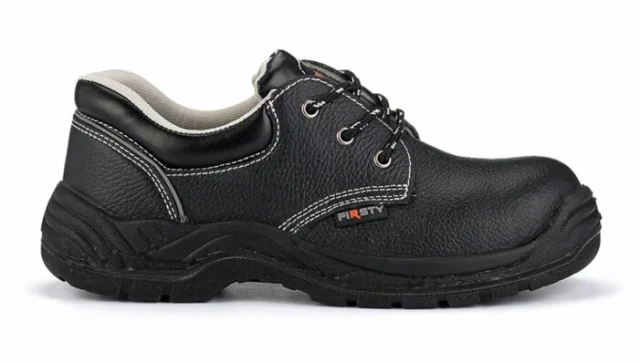 Pantofi de lucru FIRLOW O1, negri cu accente portocalii