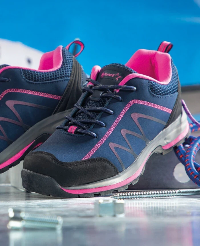 Pantofi outdoor BLOOM pentru femei, bleumarin-roz — vedere 2