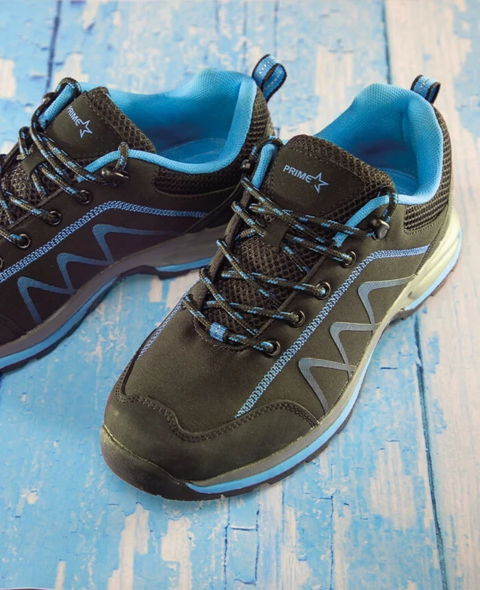Pantof outdoor damă BLOOM, negru-albastru — vedere 2
