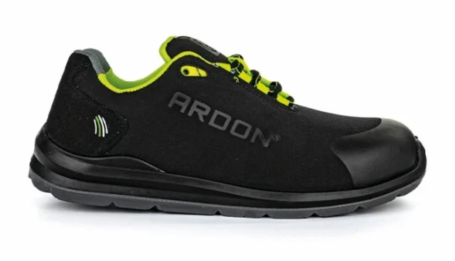Pantofi de protecție SOFTEX S1P, negru-galben