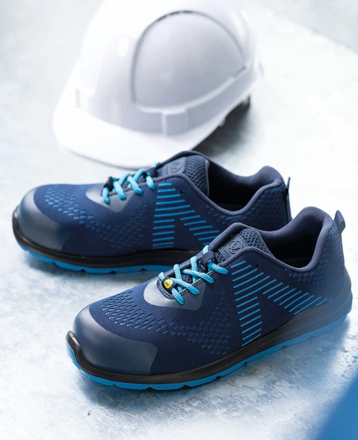 Pantof de protecție FLYTEX S1P ESD, bleumarin — vedere 2
