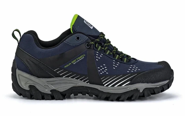 Pantofi outdoor FORCE din softshell, bleumarin