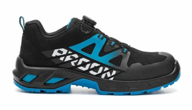 Pantofi de protecție APULSO S3S ESD, negru-albastru
