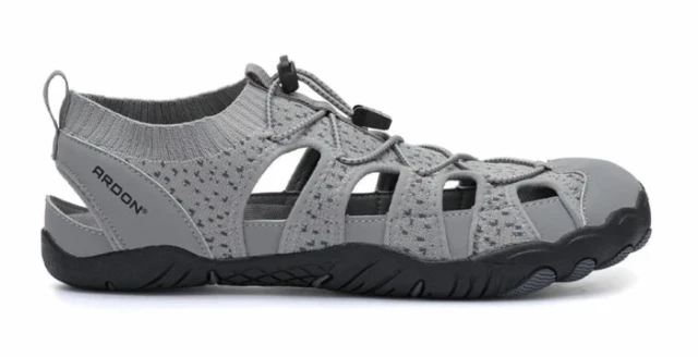 Sandale casual DROPISAN, gri deschis