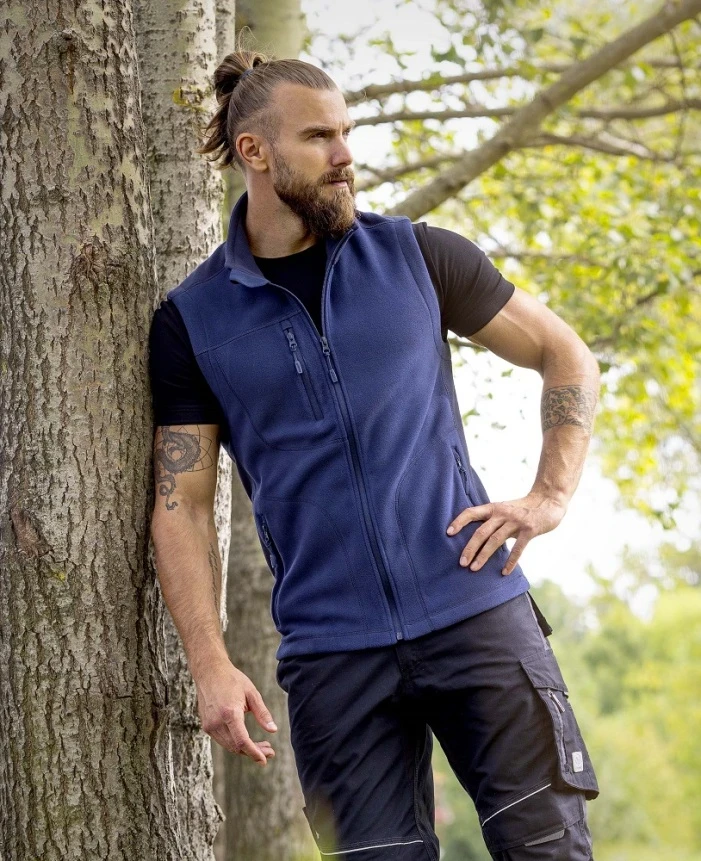 Vestă fleece MARTIN bleumarin