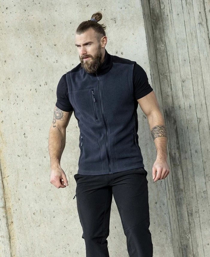 Vestă fleece MARTIN antracit