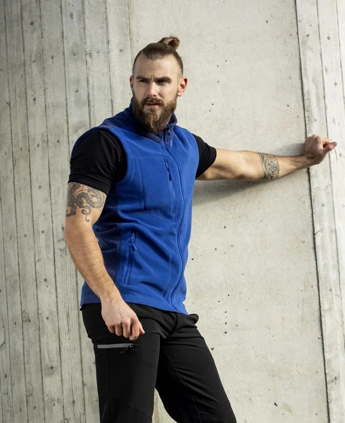 Vestă fleece MARTIN albastru royal