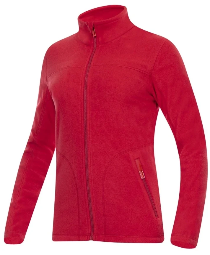 Bluză fleece damă JOFLEX, roșie — vedere 2
