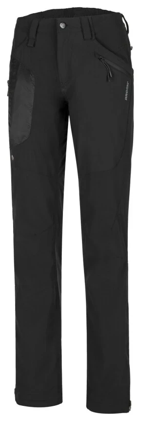 Pantaloni outdoor pentru femei ULTRITE AIR, negri — vedere 2