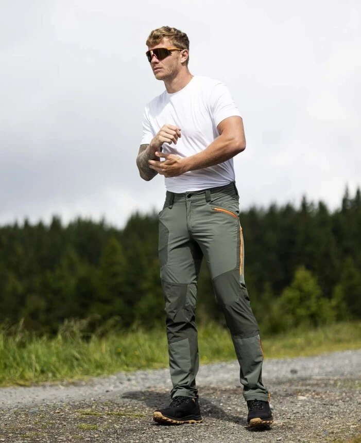 Pantaloni trekking ULTRITE GO kaki