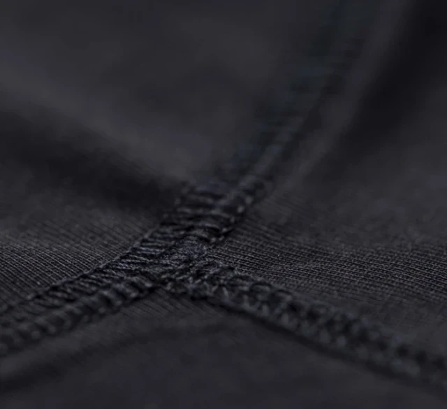 Pantaloni elastici de damă ALDRI 3/4, negri — vedere 4 · fotografia 4
